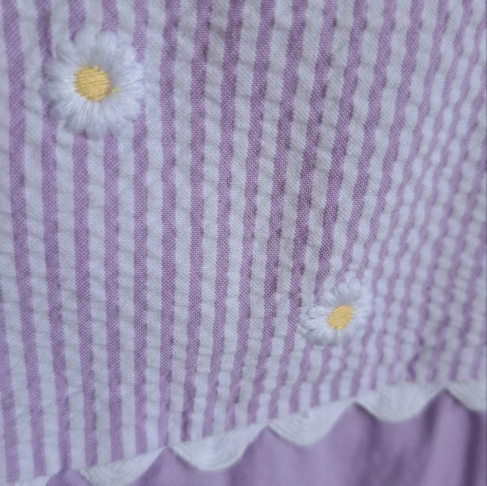 Gymboree Girls Colorful Pastel Striped Dress Size 6 Months